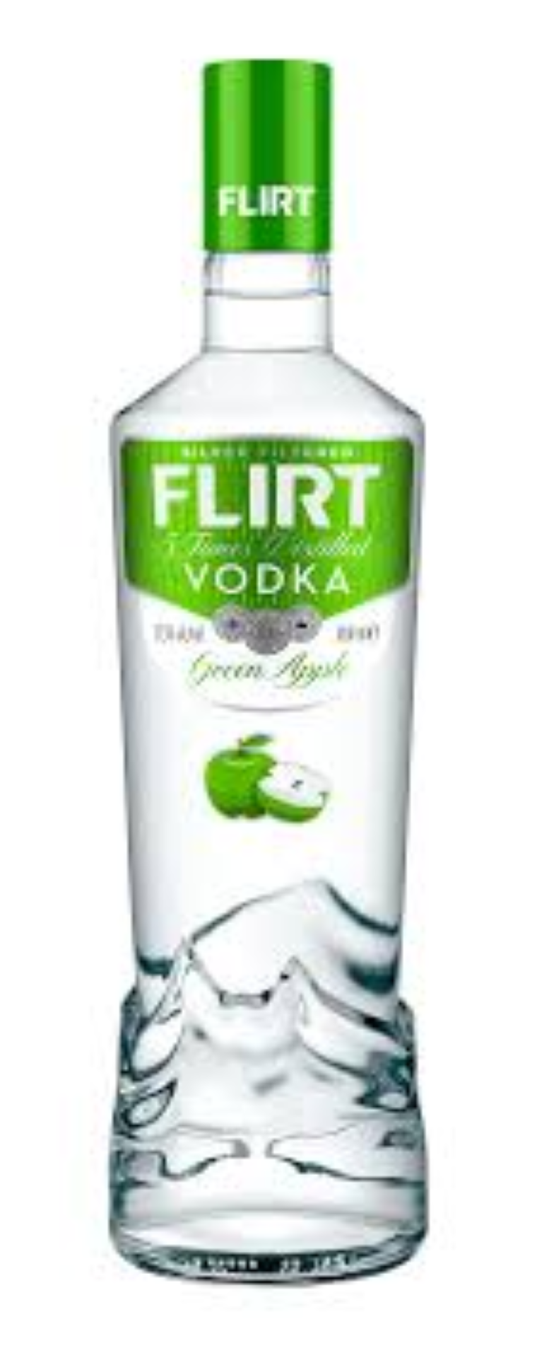 FLIRT BODKA GREEN APPLE 1LT